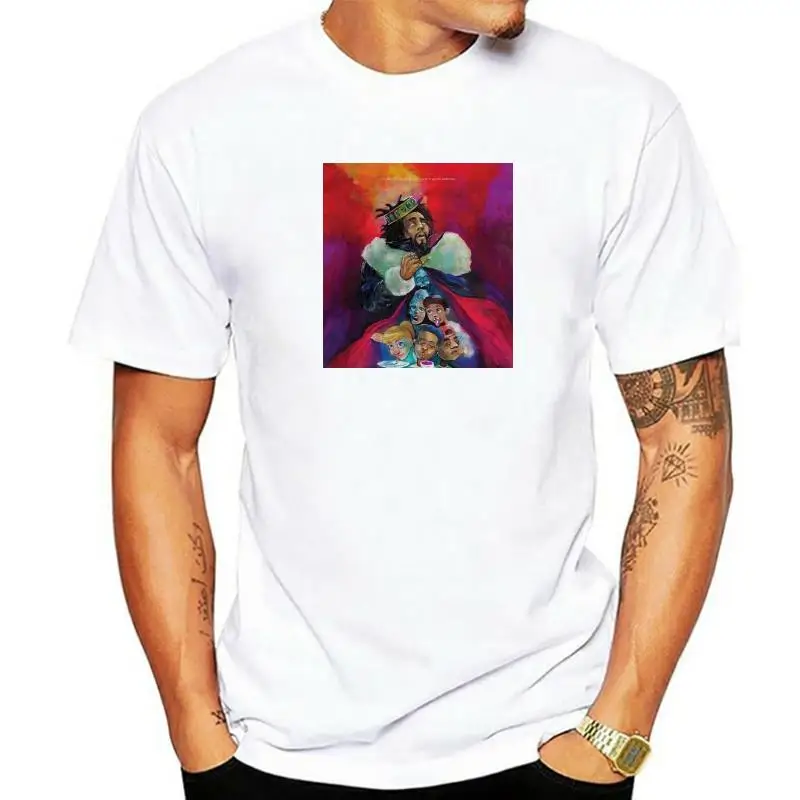 J Cole Kod Album Cover T-Shirt Free Styletee TShirt Summer Men Cotton Short Sleeve T Shirt Cool Tees Harajuku
