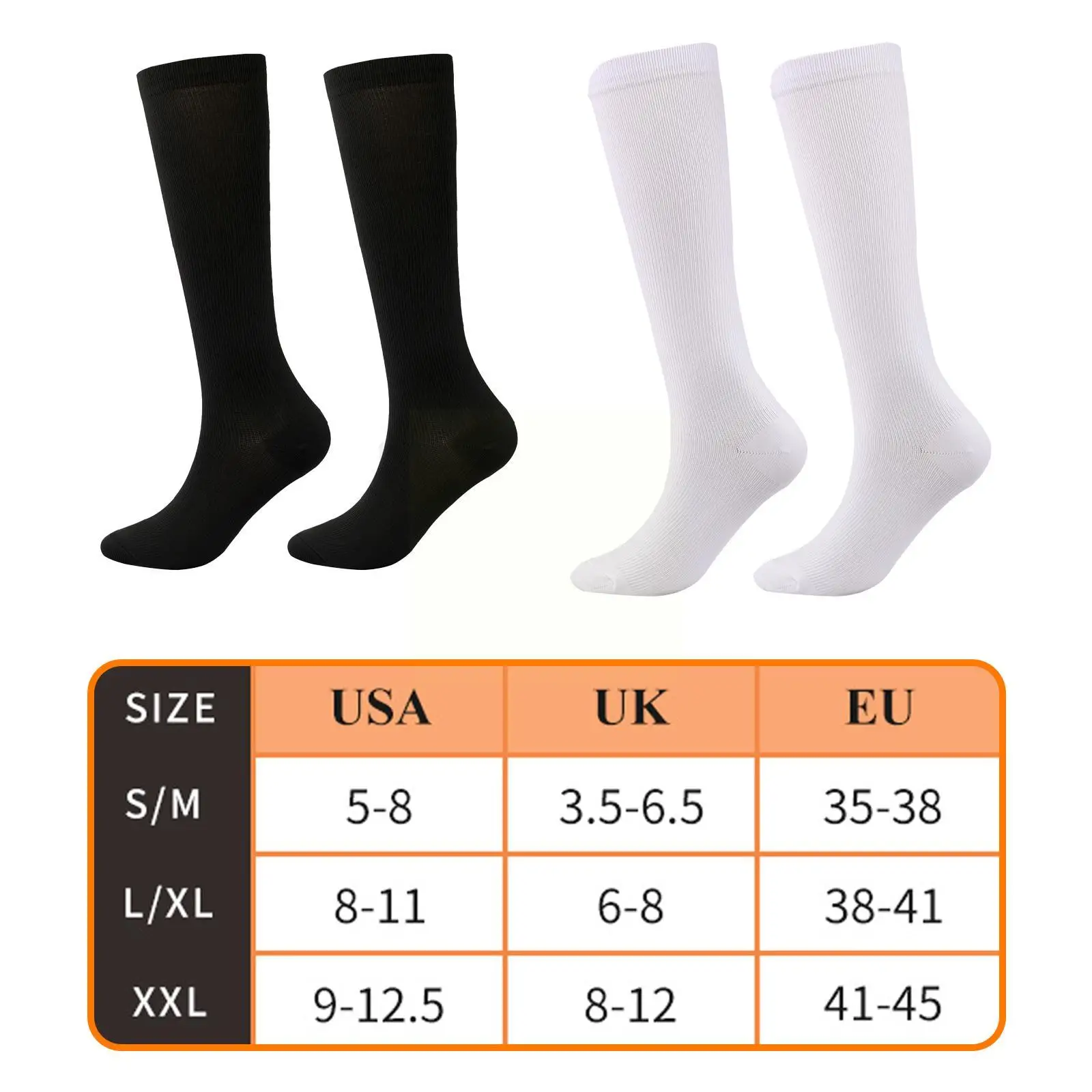 New Arrival Stockings Compression Golf Sport Socks Medical Nursing Stockings Prevent Varicose Veins Socks Fit For running S F1V4