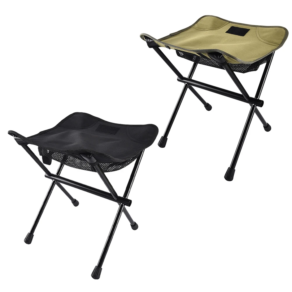 

Outdoor Camping Folding Stool Folding Chair With Storage Bag Hiking Fishing Stool Portable Picnic Beach Chair Comfortable
