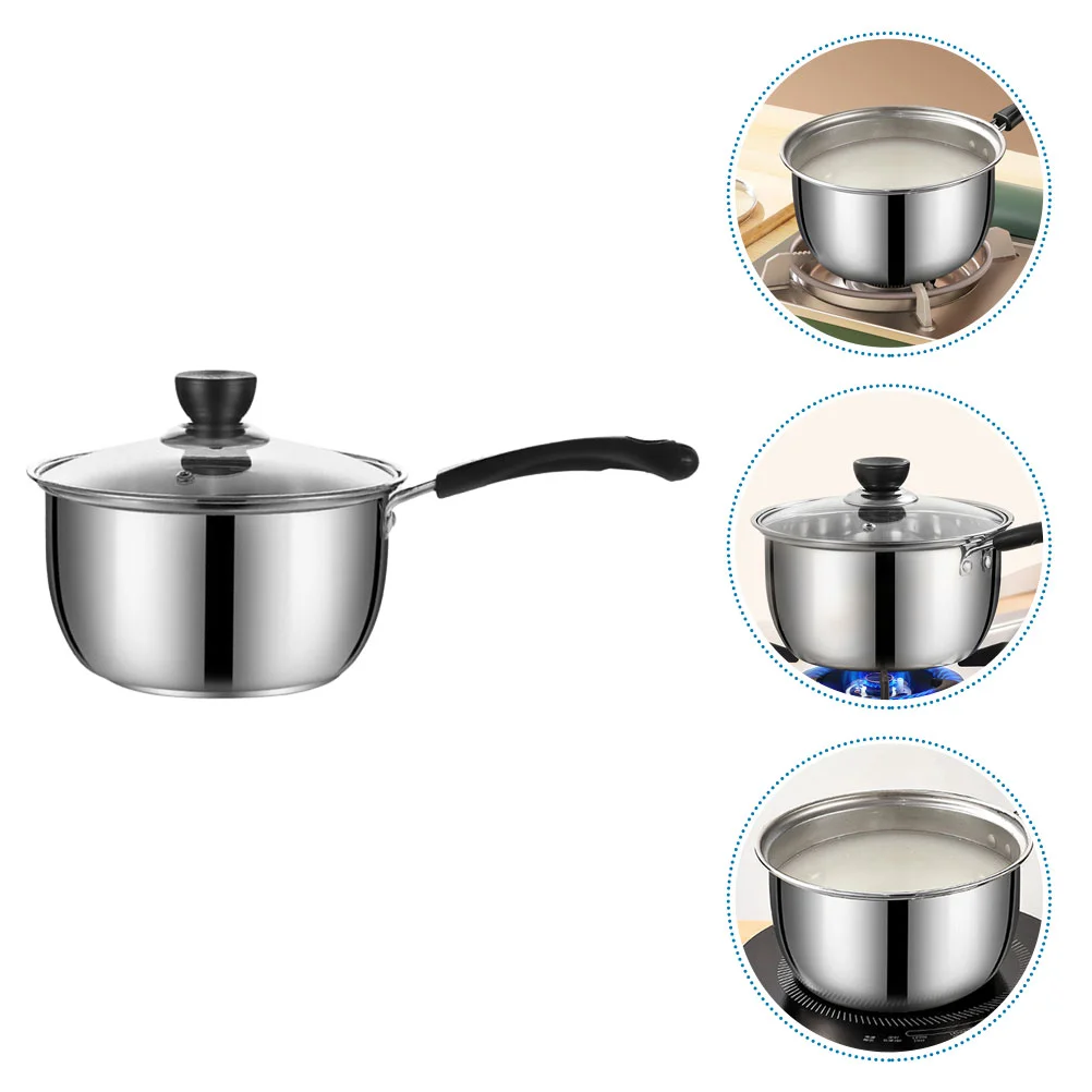 

Pot Pan Saucepan Butter Warmer Cooking Mini Steamer Melting Pans Creamer Sauce Steel Stainless Coffee Soup Metal Cream Pasta
