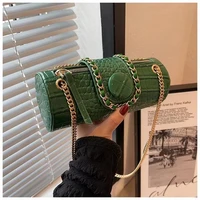 2022 summer fashion tote barrel shaped bag high quality pu leather womens designer handbag shoulder messenger bag