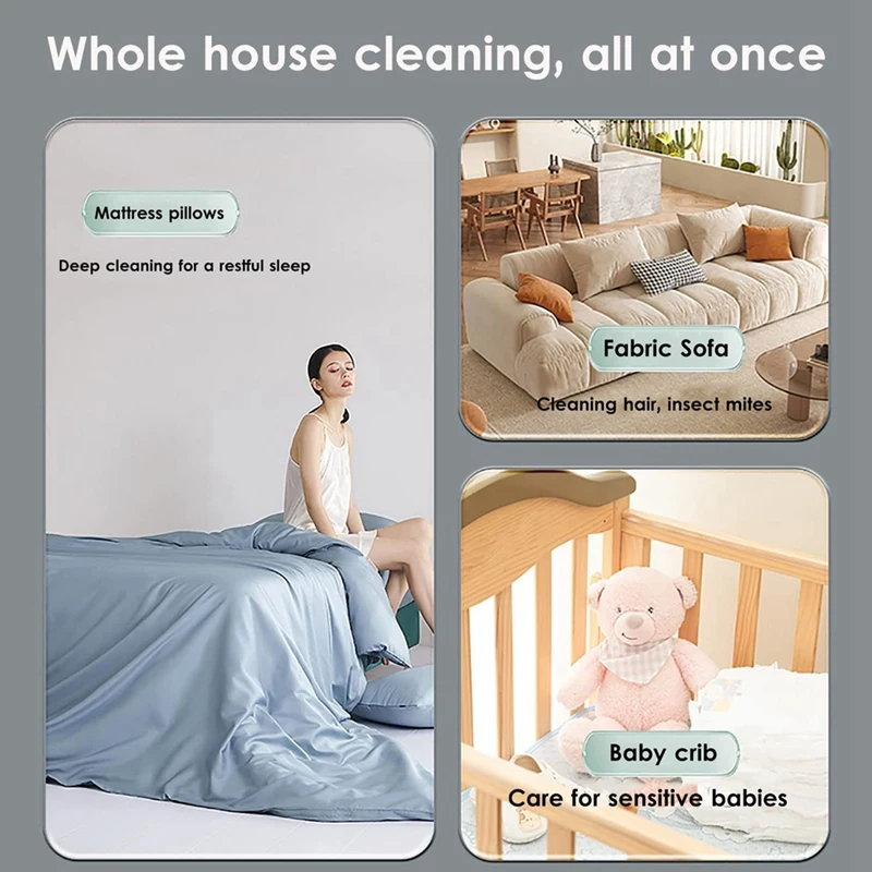 1 шт. небольшой портативный беспроводной пылесос для простыни УФ Мини Ручной