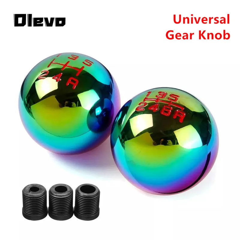 Хромированная яркая универсальная ручка переключения передач 5/6 скоростей