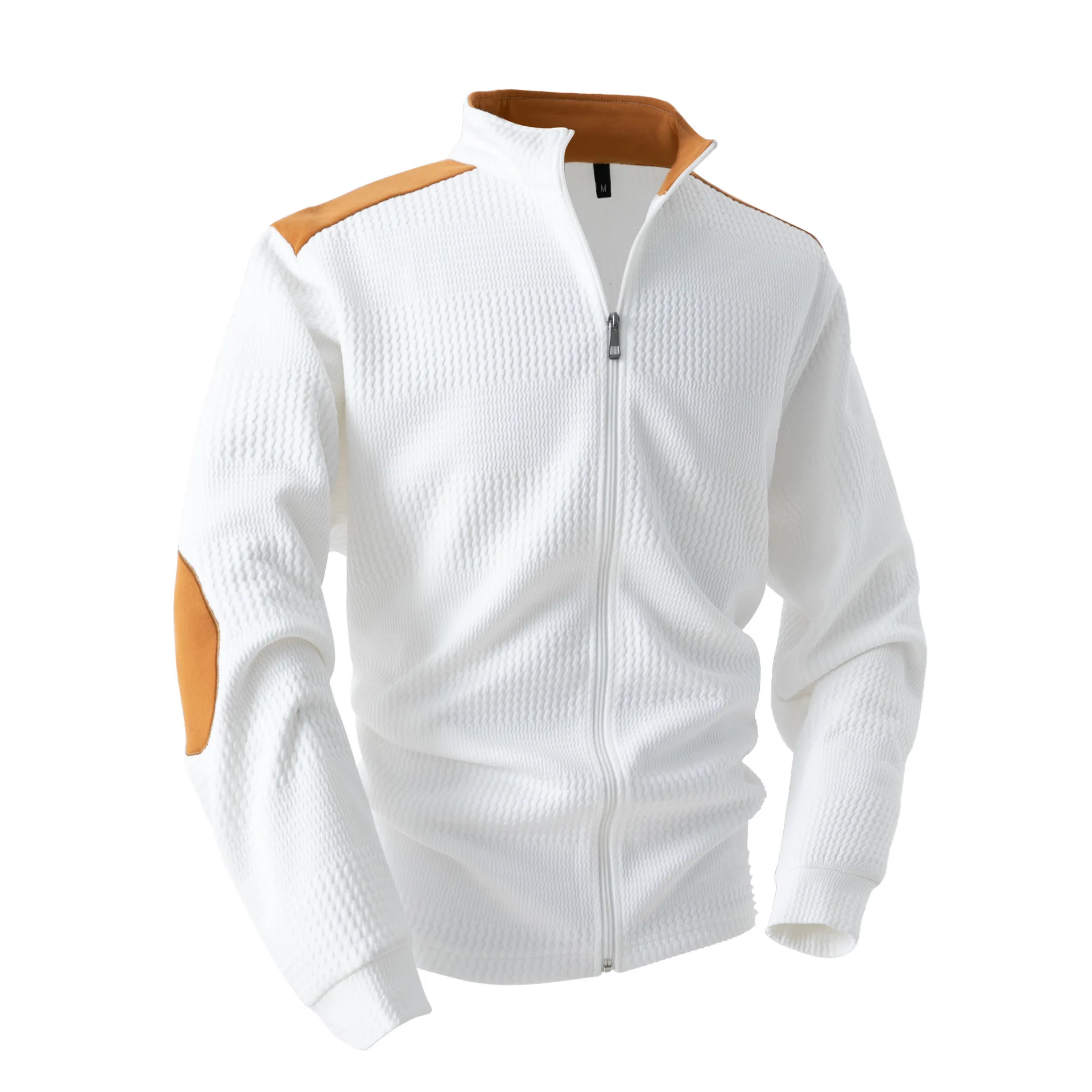 Весенне-осенняя новая мужская повседневная куртка классическая жаккардовая