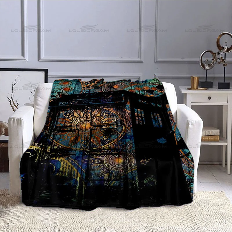 Мультяшное декоративное одеяло Доктор Кто популярное британское ТВ-одеяло