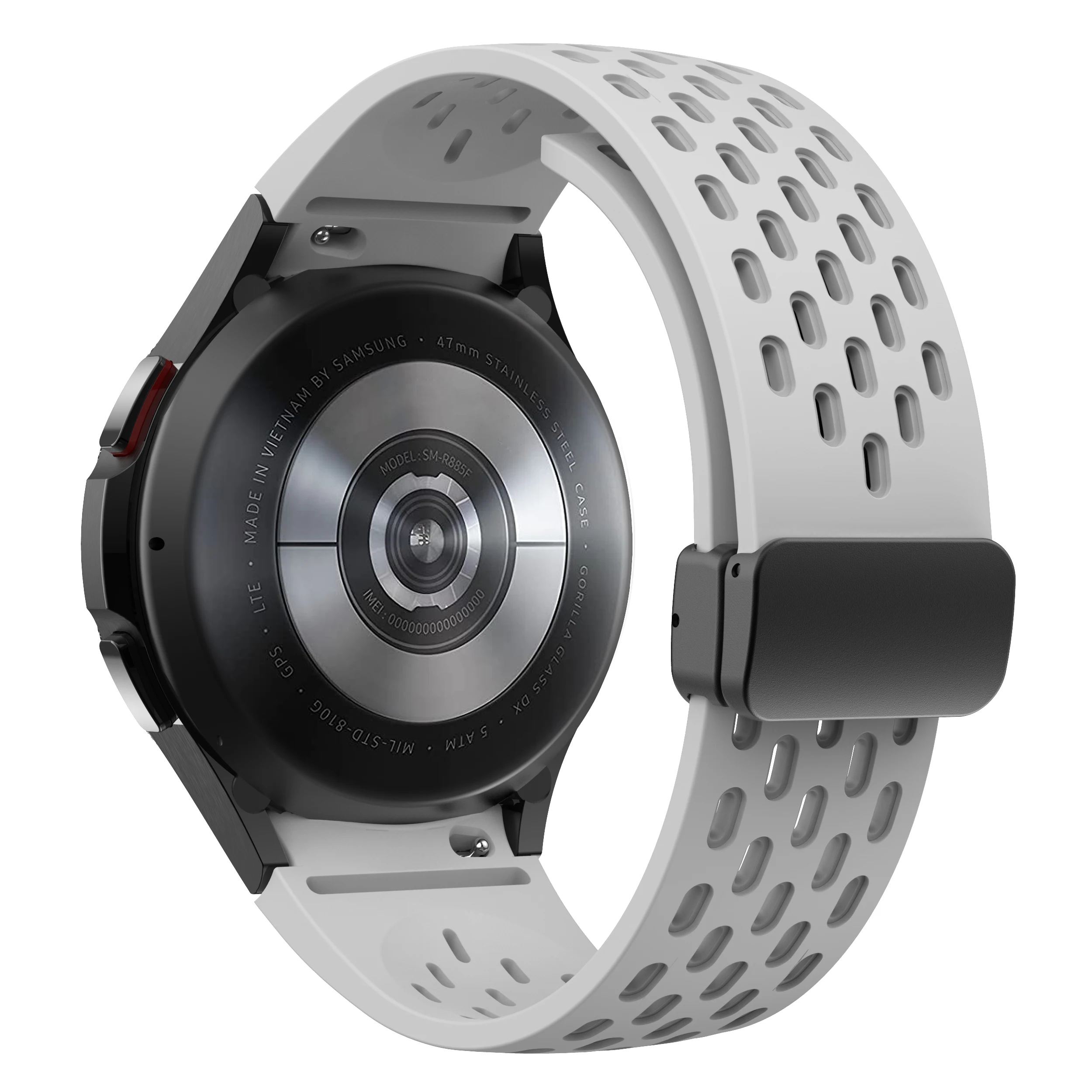 Ремешок силиконовый для Samsung Galaxy Watch 7 FE 6 5 4 Classic Pro 40 мм 44