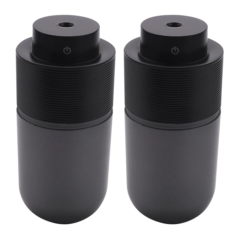 

2X USB Car Essential Oil Diffuser Air Freshener,Colorful LED Lights 200Ml Home Humidifier,Intermittent Mode 7Hours