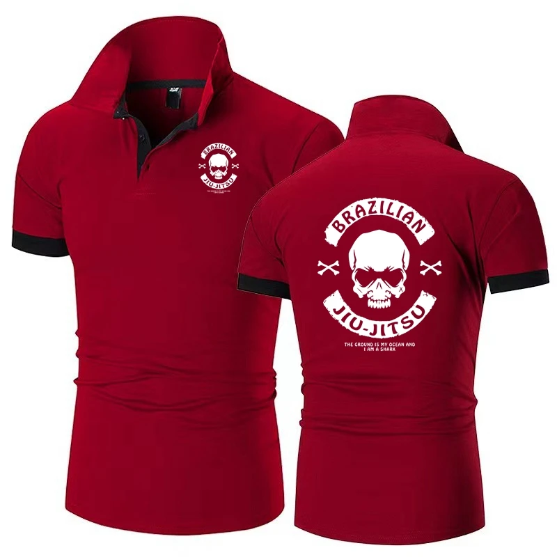 2024 бразильская футболка-поло Jiu Jitsu MMA Свитшот WuShu для боевого искусства