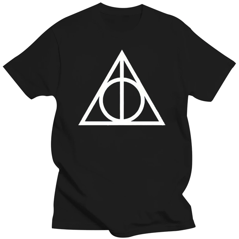 

Deathly Hallows - Men Beautiful Funny Black T-Shirt - Available M L XL