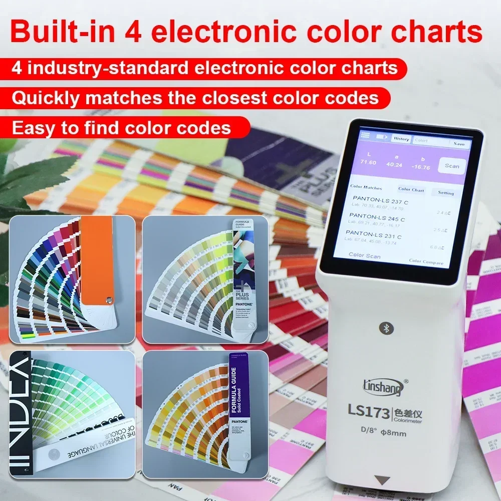 Изготовленный на заказ LS173 D/8 портативный автомобильный сканер краски