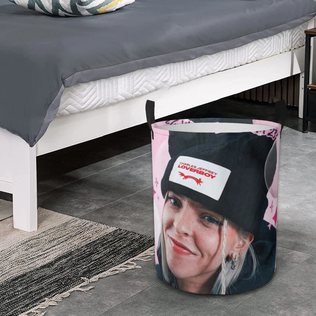 Бытовая тканевая корзина для грязной ткани ведро хранения милый певец Young Miko