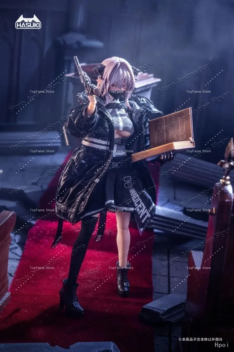 Фото В наличии Оригинальная коллекционная фигурка HASUKI Pocket Art PA009 Succubus Nun-Flid 1/12, подвижная кукла, модель красавицы, подарок №3