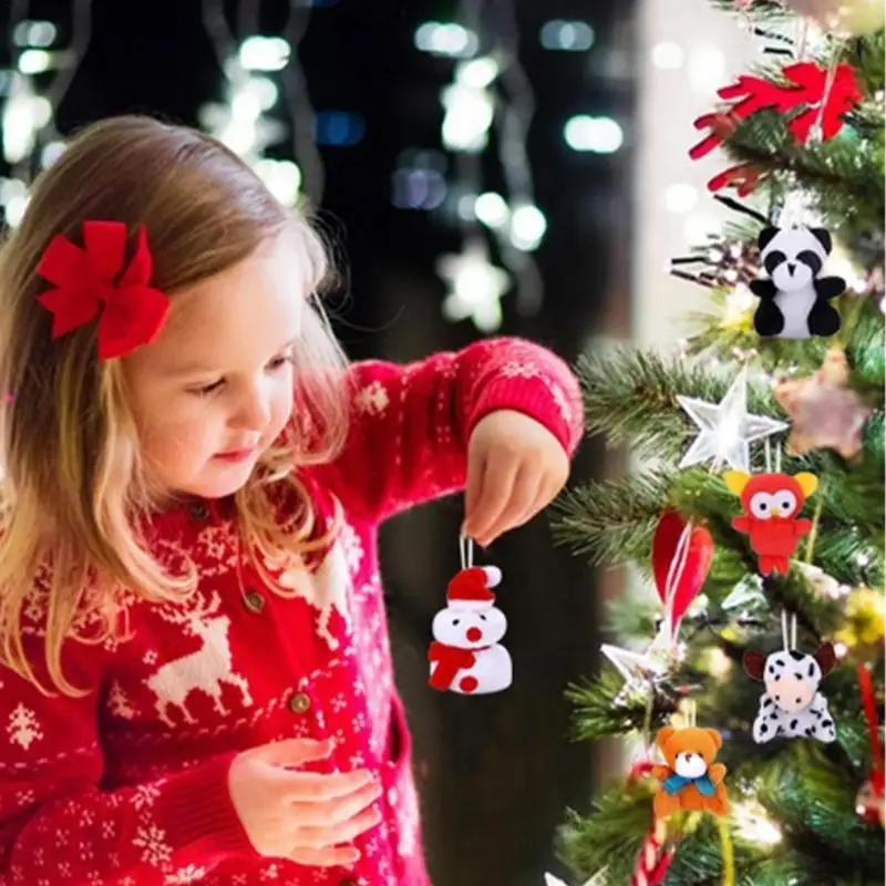 Рождественский адвент-календарь 24 шт. Рождественская елка маленькие животные