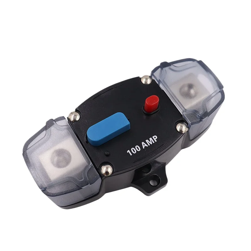 

Автоматический выключатель с автоматическим сбросом 50A 60A 80A 100A 150A 200A 250A 300A 12-48V DC для автомобилей, грузовиков, аудиосистем, защита от перегрузки по току