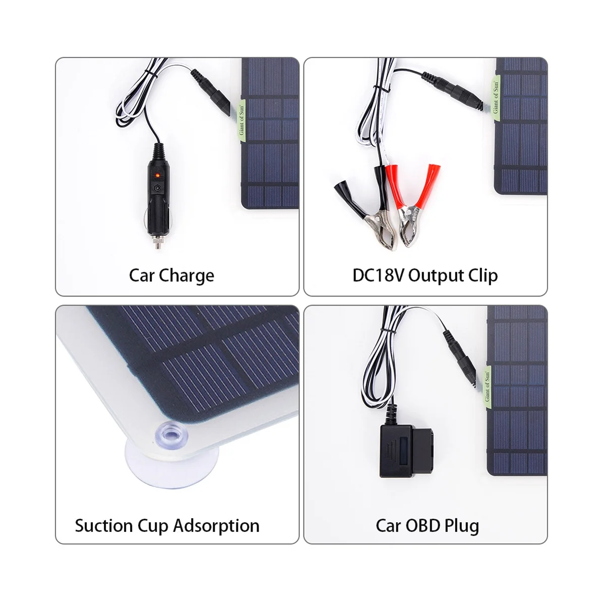 Панель солнечных батарей 20 Вт 12 В 10 А контроллер батареи автомобильное зарядное