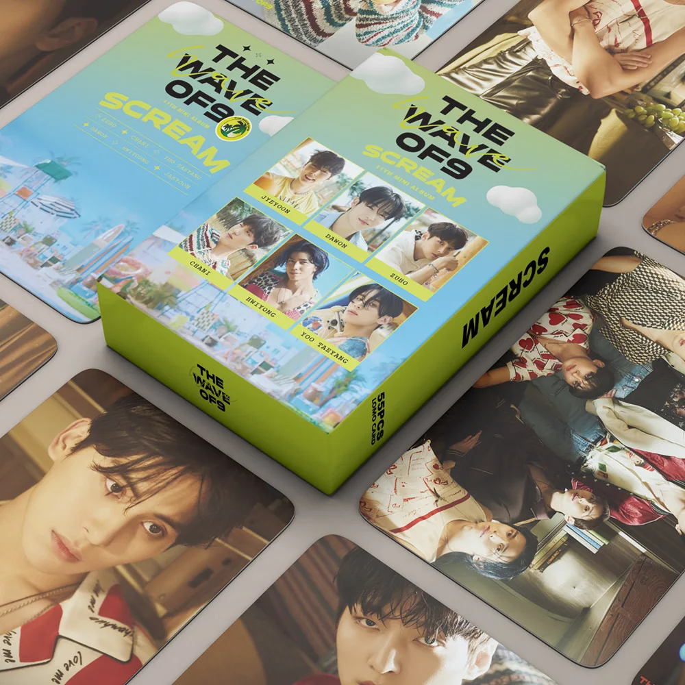 

55pcs/set Kpop SF9 The Wave of9 Album LOMO Cards Good Quality SF9 Photocards for Fans Collection