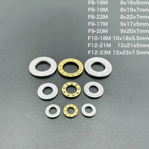 5-10 шт./партия Φ, F8-16M , F8-19M , F8-22M , F9-17M 3-in-1 мини-плоский осевой шарикоподшипник