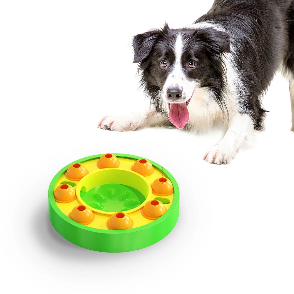 

Пазл для домашних животных, Интерактивная саморазвлекательная игрушка для собак, для обучения, охоты за сокровищами, тарелка для медленного приготовления пищи, товары для питомцев
