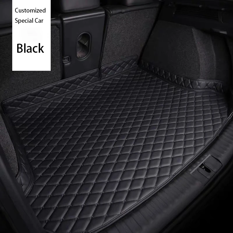 

Custom Leather Car trunk mat For Smart All Models Fortwo Forfour Auto Styling Accessories Custom Automobile CarpetCover