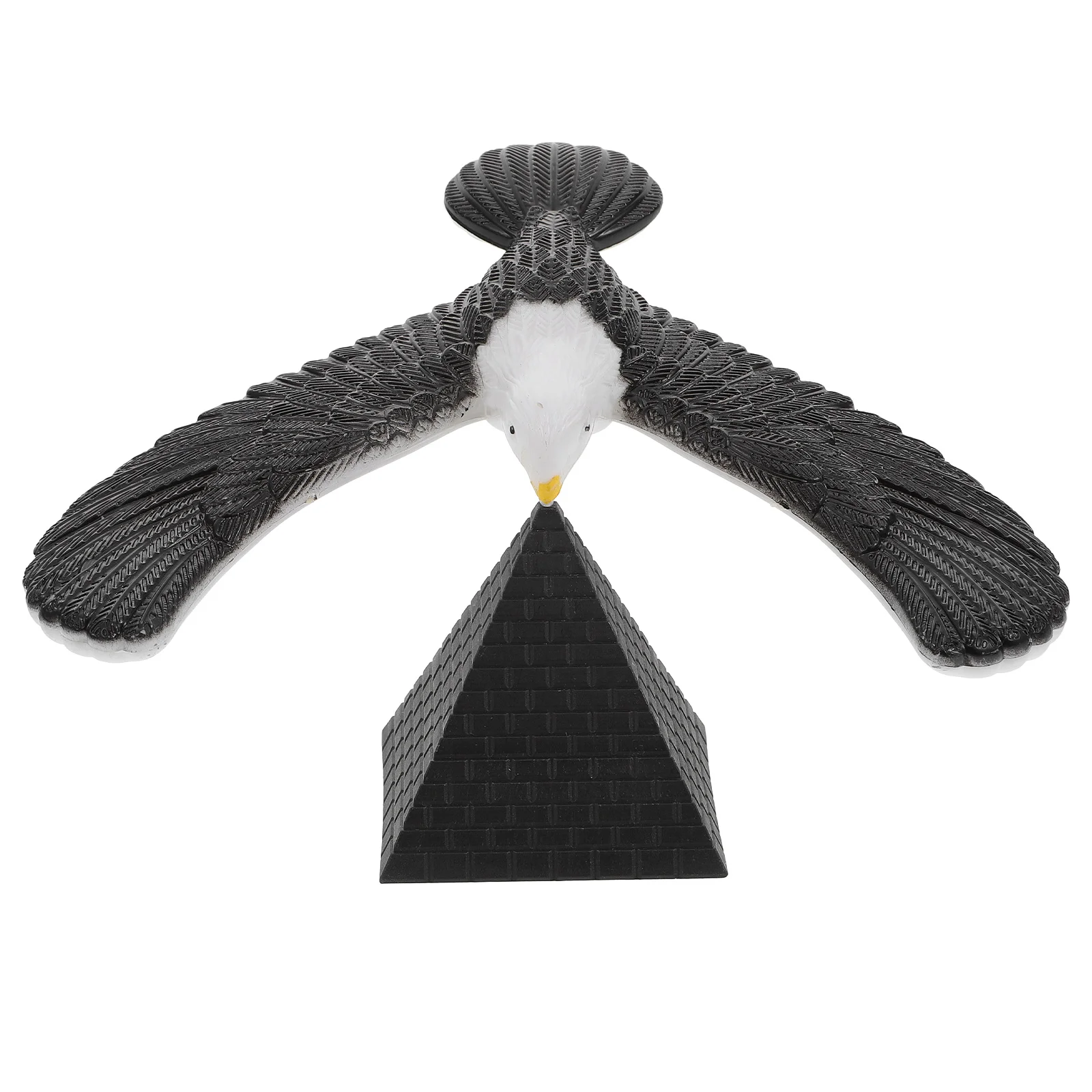 

1 Set of Plastic Balance Eagle with Pyramid Base Classic Kid Educational