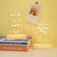 note board creative led night light usb message board holiday light with pen gift for children girlfriend decoration night lamp