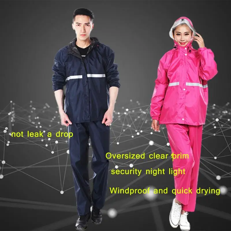 

Ultimate Raincoat Suit for Single Person: Stay Dry and Ride in Style with our Electric Bike and Split Raincoat Combo