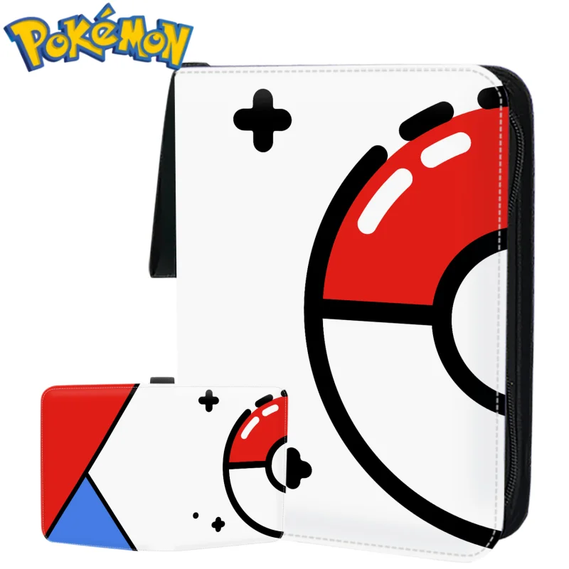 

NEW 400PCS Card Holder Pokemon Binder Album Kids Toys Binders Letters Anime Cards Photocards Holders Hobby Collectibles Hobbies