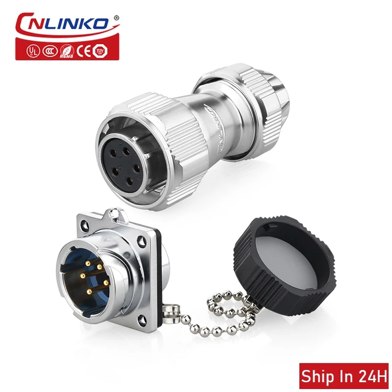 

Cnlinko YZ20 M20 Aviation Waterproof Connector 5.7.9.12pin IP67Industrial Power Socket for Agriculture and Woodworking Equipment