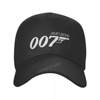 007 james bond cool baseball cap high quality summer sun caps unisex adjustable snapback hat bone