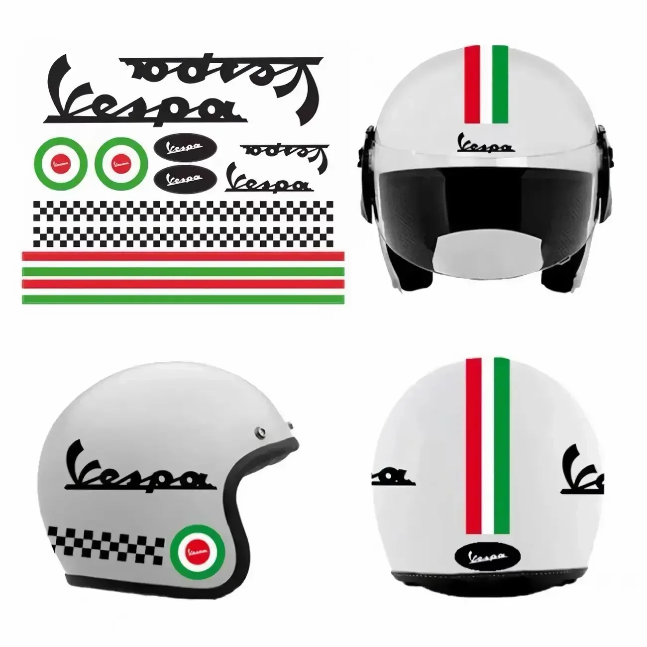 Наклейки на шлем Светоотражающие наклейки мотоцикл Подходит для игр Monkey Helmet Casco