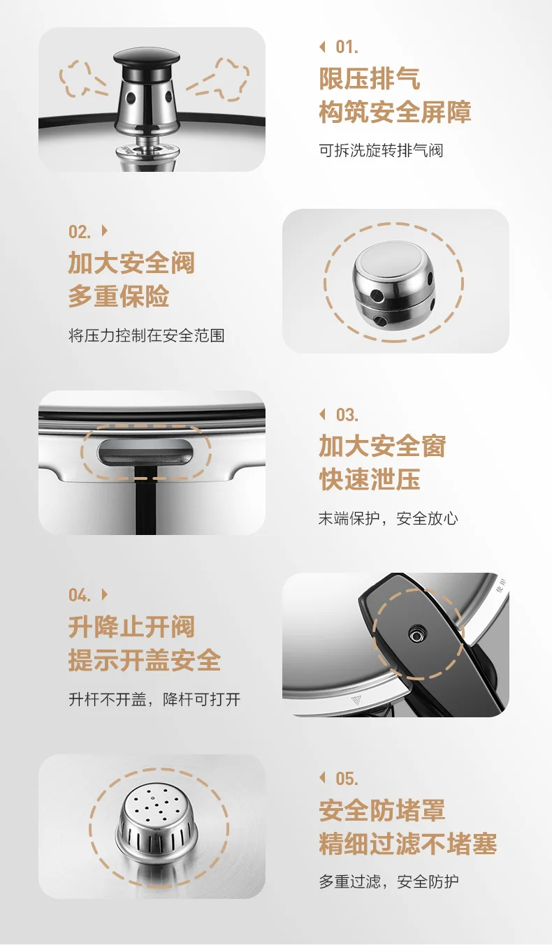 Скороварка из нержавеющей стали 304 бытовая фотоварка универсальная