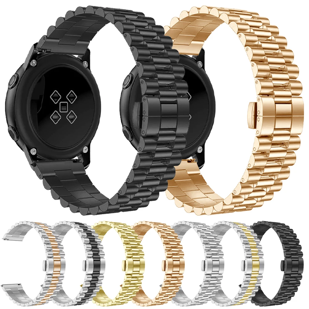 

Stainless Steel Strap For HUAWEI WATCH GT 3 46mm 42mm Metal Bracelet HONOR Magic Watch 2 GS 3 Pro ES 46mm 42mm 20mm 22mm Band