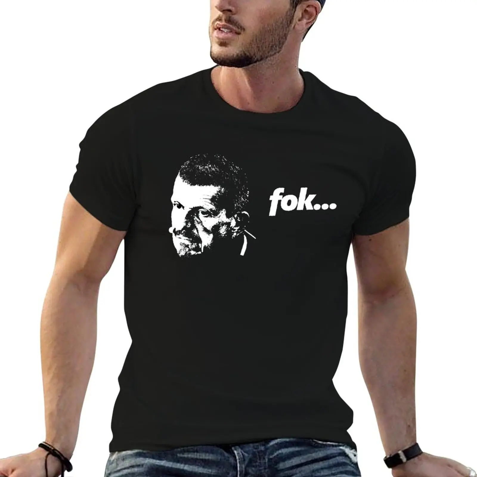 Фото Забавная футболка Guenther Steiner Fok Work Basic с короткими рукавами №1