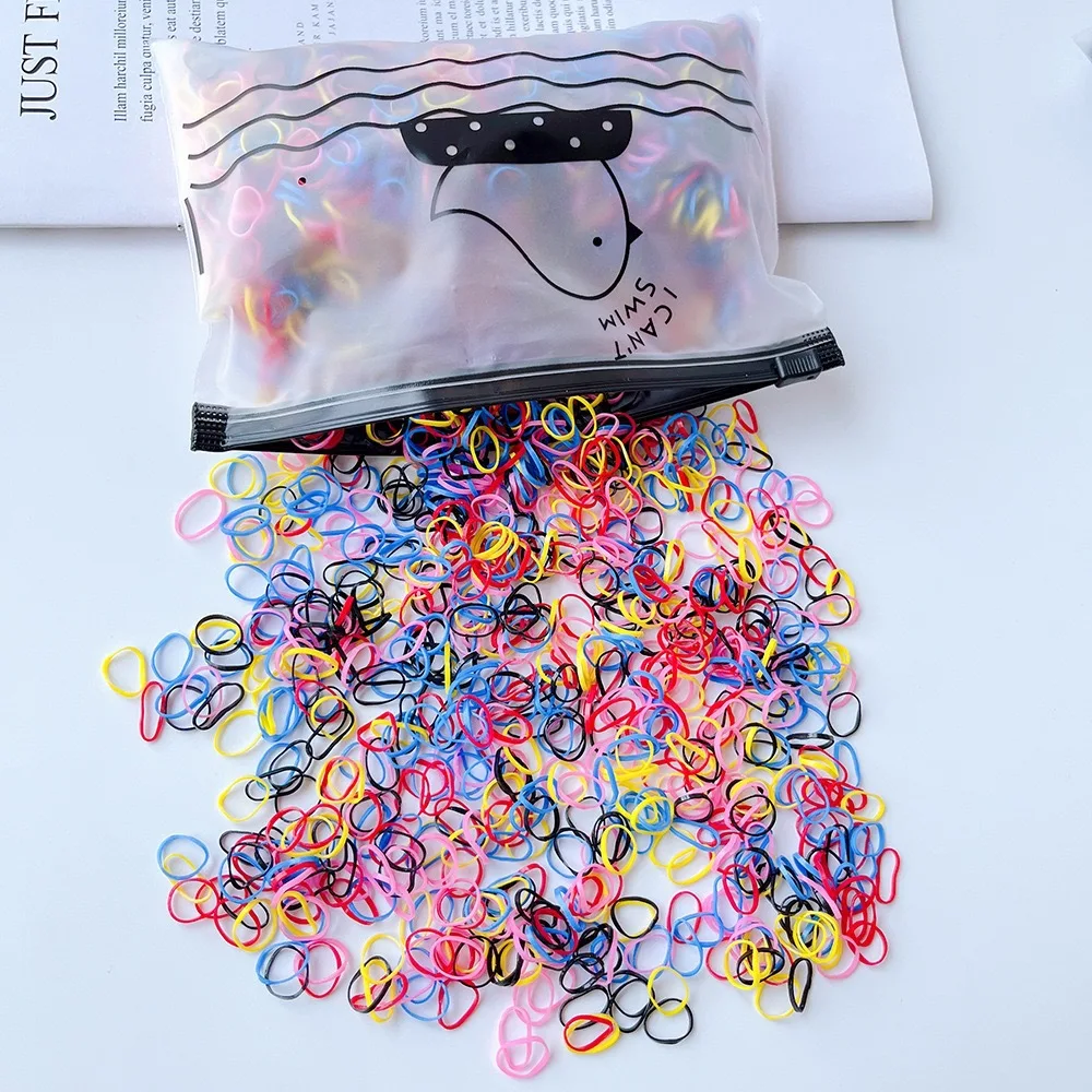 Детские резиновые резинки для волос цвета Carolyn девочек эластичные повседневного