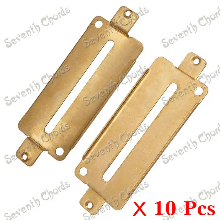 

10 Pcs/Pack 30mm*70mm Brass Electric Guitar Humbucker Pickup Baseplate - Guitar parts