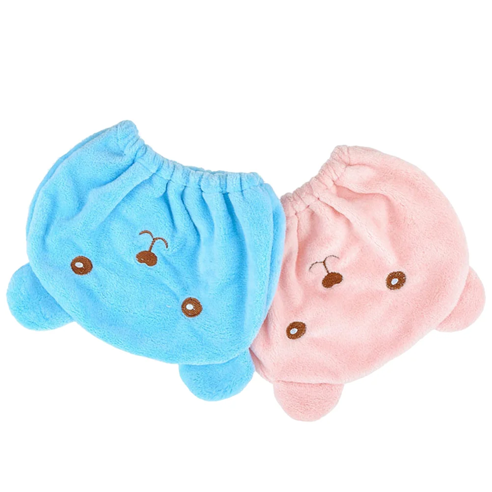 

2Pcs Cartoon Hair Caps Absorbing Caps for Shop