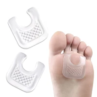 2pcs toe protector u shaped gel callus shoe pads waterproof foot corn protector sticker reduce rubbing reusable callus cushions