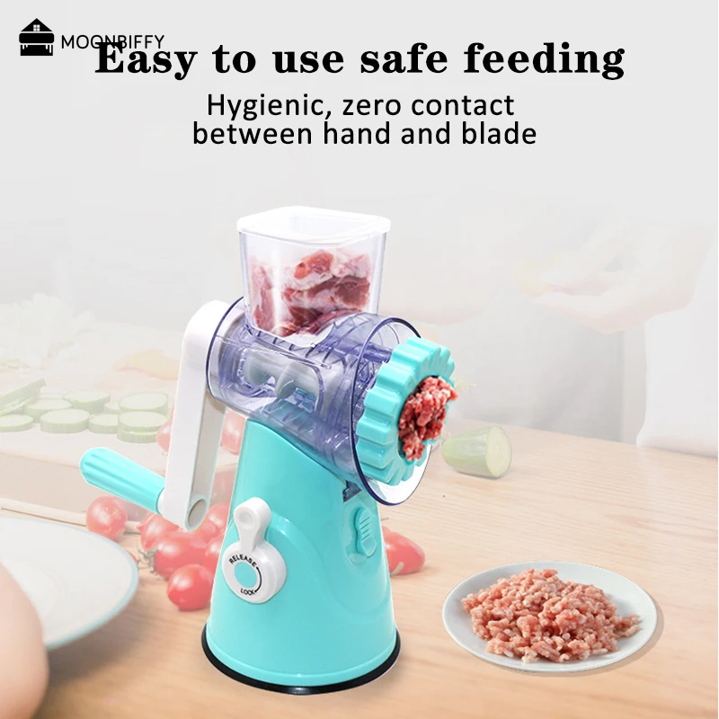 

1 шт., ручная многофункциональная мясорубка, 3 цвета