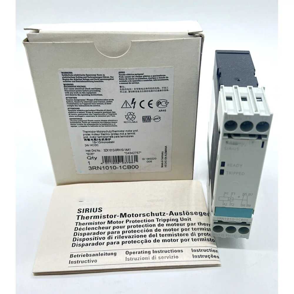 Абсолютно новое оригинальное реле управления Siemens 3RN1010-1CB00 Sirius 3R 24 В