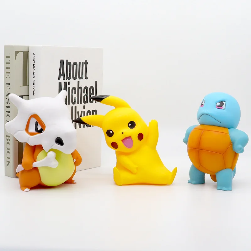 16 см Пикачу аниме фигурка Charmander Squirtle Marowak Kawaii кукла домашнее животное экшн-модель