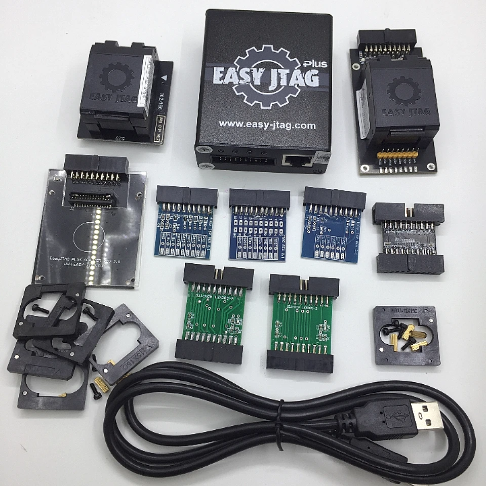 Фото Комплект Easy J-Tag eSIM Plus Box с адаптерами EMMC 6-в-1 BGA, полный набор №3