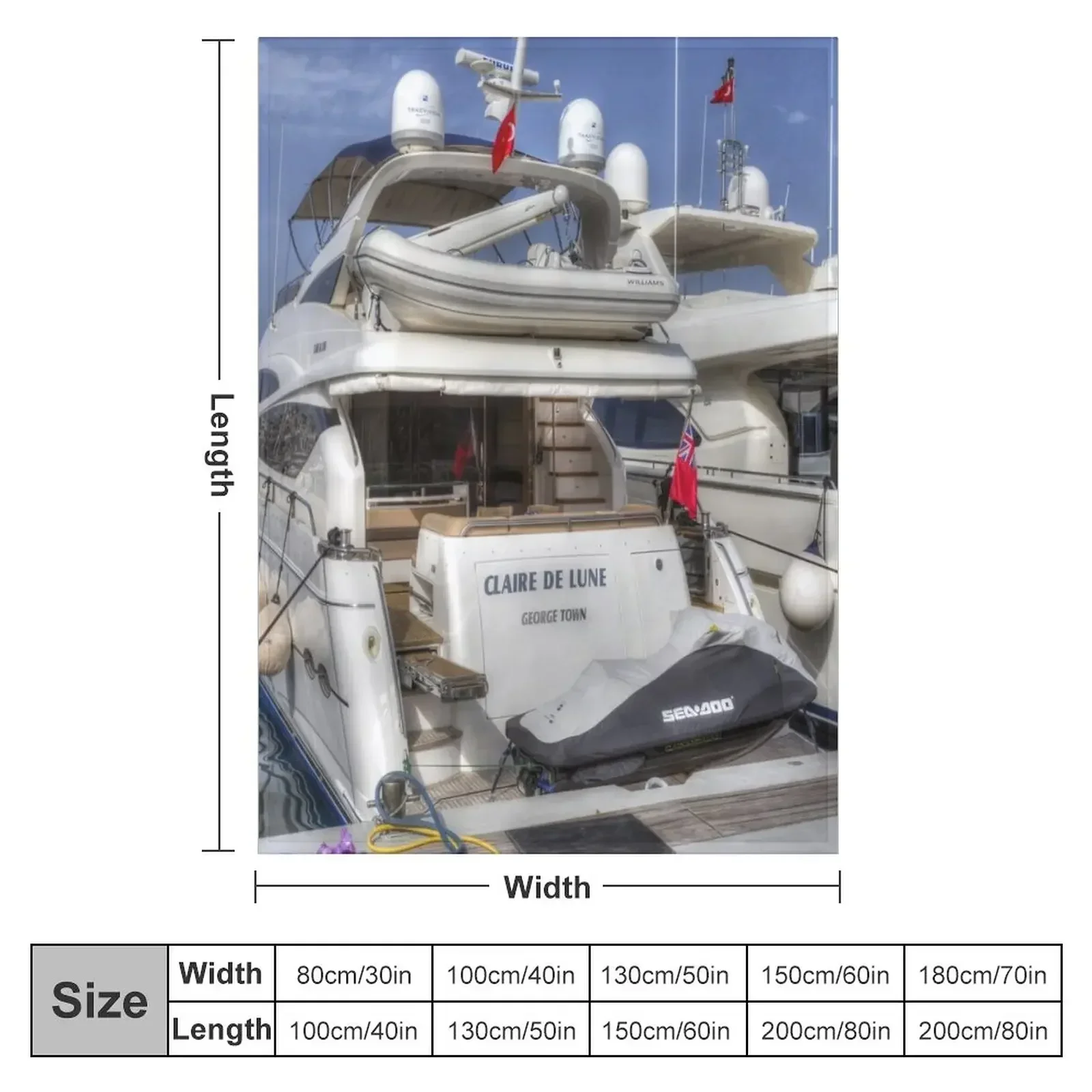 Новинка Sunseeker 78 плед для яхты зимние кровати диваны Роскошные Дизайнерские