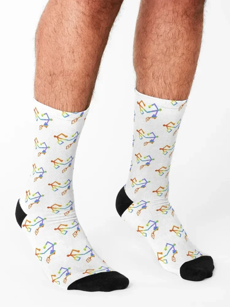 She Rainbow Heart Marble Socks забавный подарок мужчине Мужские носки женские