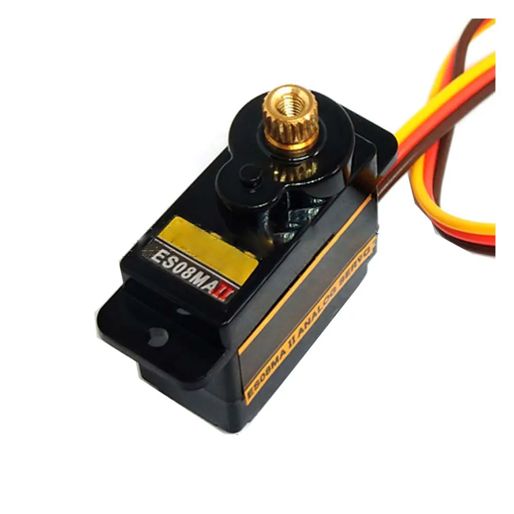 

ES08MA ES08MAII 12G Mini Metal Gear Analoge Servo Voor Rc Hobby Auto Boot Helicopter Vliegtuig Rc Robot Gratis Verzending