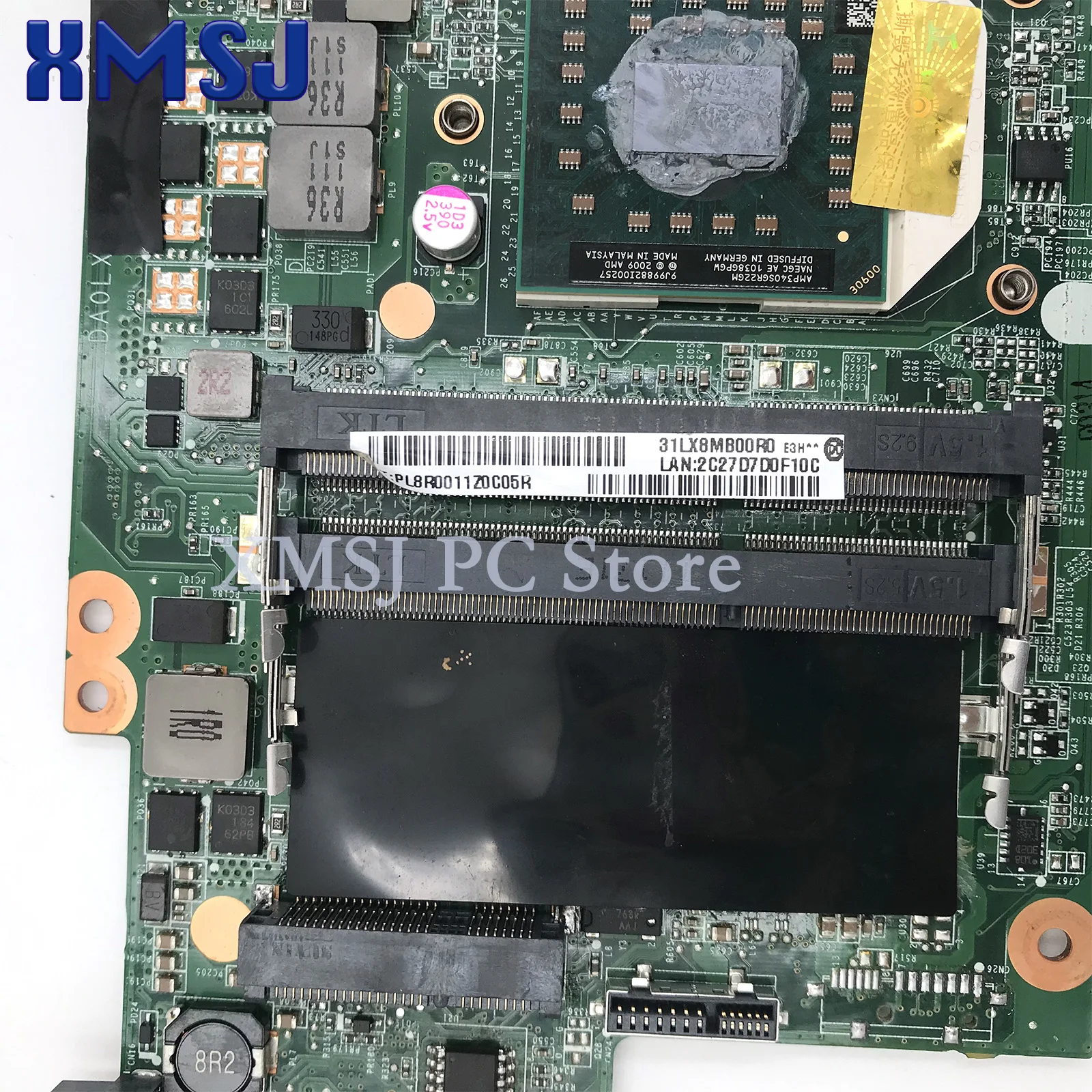 Материнская плата XMSJ DA0LX8MB6E1 615686-001 630833-001 для ноутбука HP Pavilion