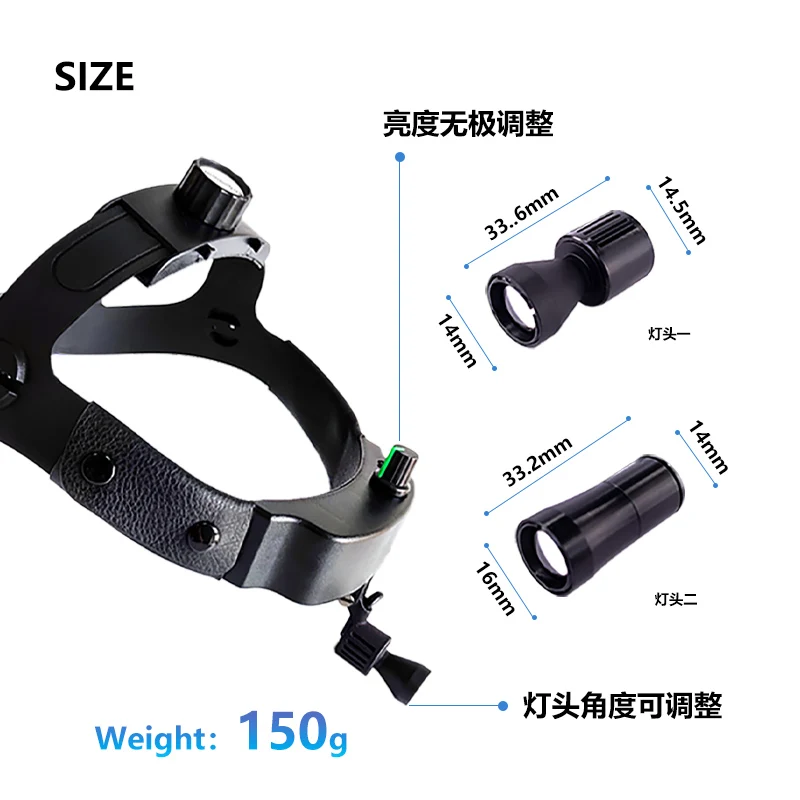 Светодиодная фокусирующая точечная фара стоматологические лупы ЛОР-медицинский