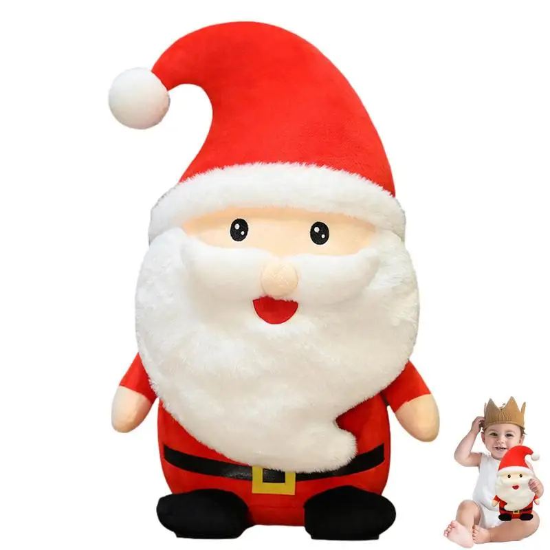 

Рождественские плюшевые игрушки, Санта-Клаус, плюшевая кукла, олень, набивные украшения для праздника, украшения для стола, камина, для дома