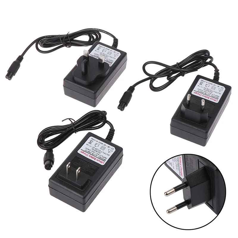 Three hole 9mm 24V balance car lithium battery charger scooter charger Electric Scooter Charger For Razor Electric Scooter