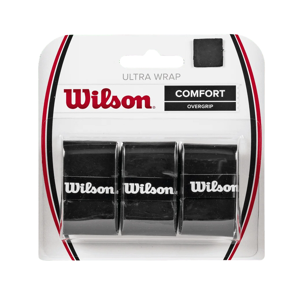

Теннисная ракетка Ultra Wrap Overgrip Wrap, черная, 3 шт.
