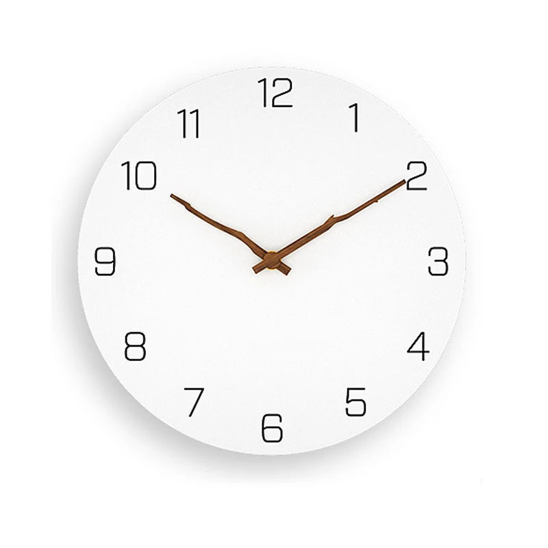 

Настенные часы в скандинавском стиле, минималистичные беззвучные, для спальни, Классические креативные, для гостиной, современные домашние...